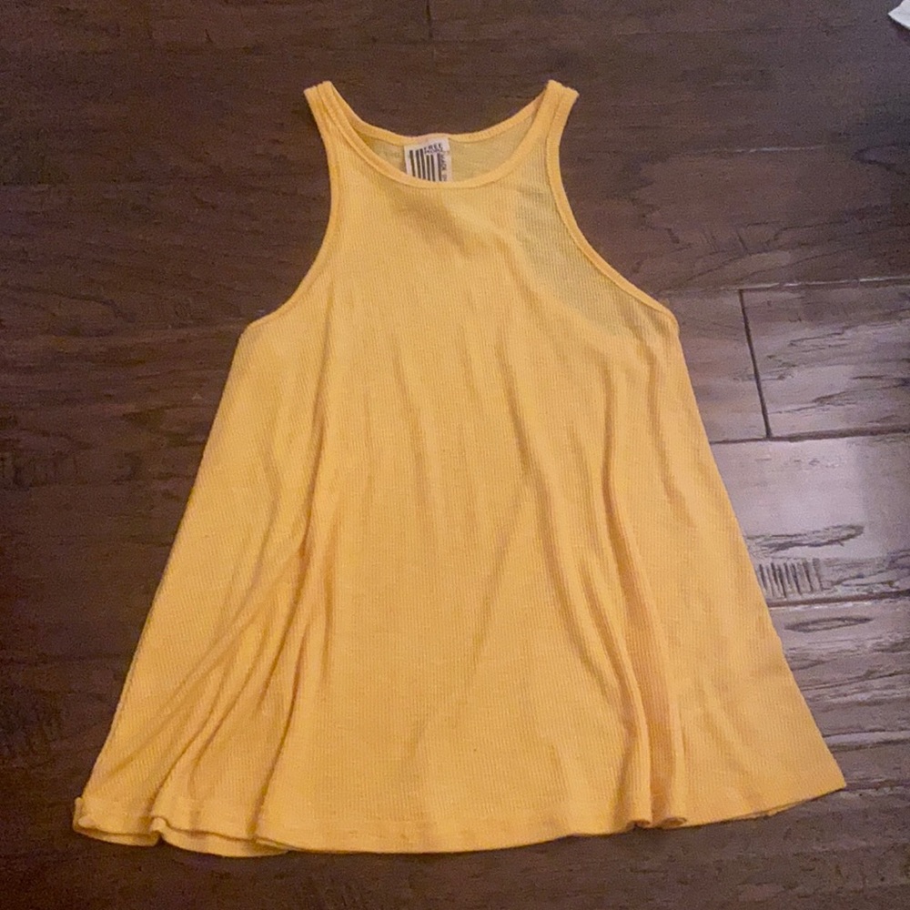 Gold Free People Top
